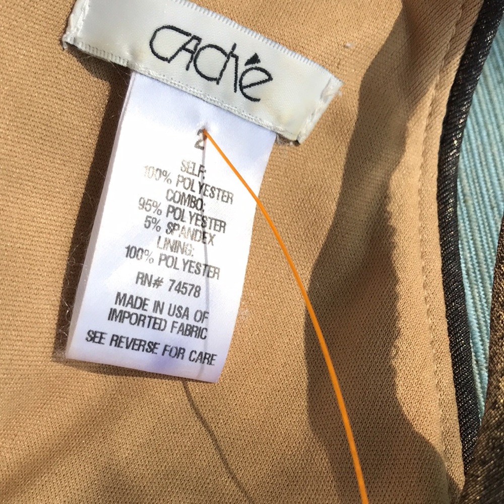 Cache Sequin Snake Print Halter Sheath - image 5